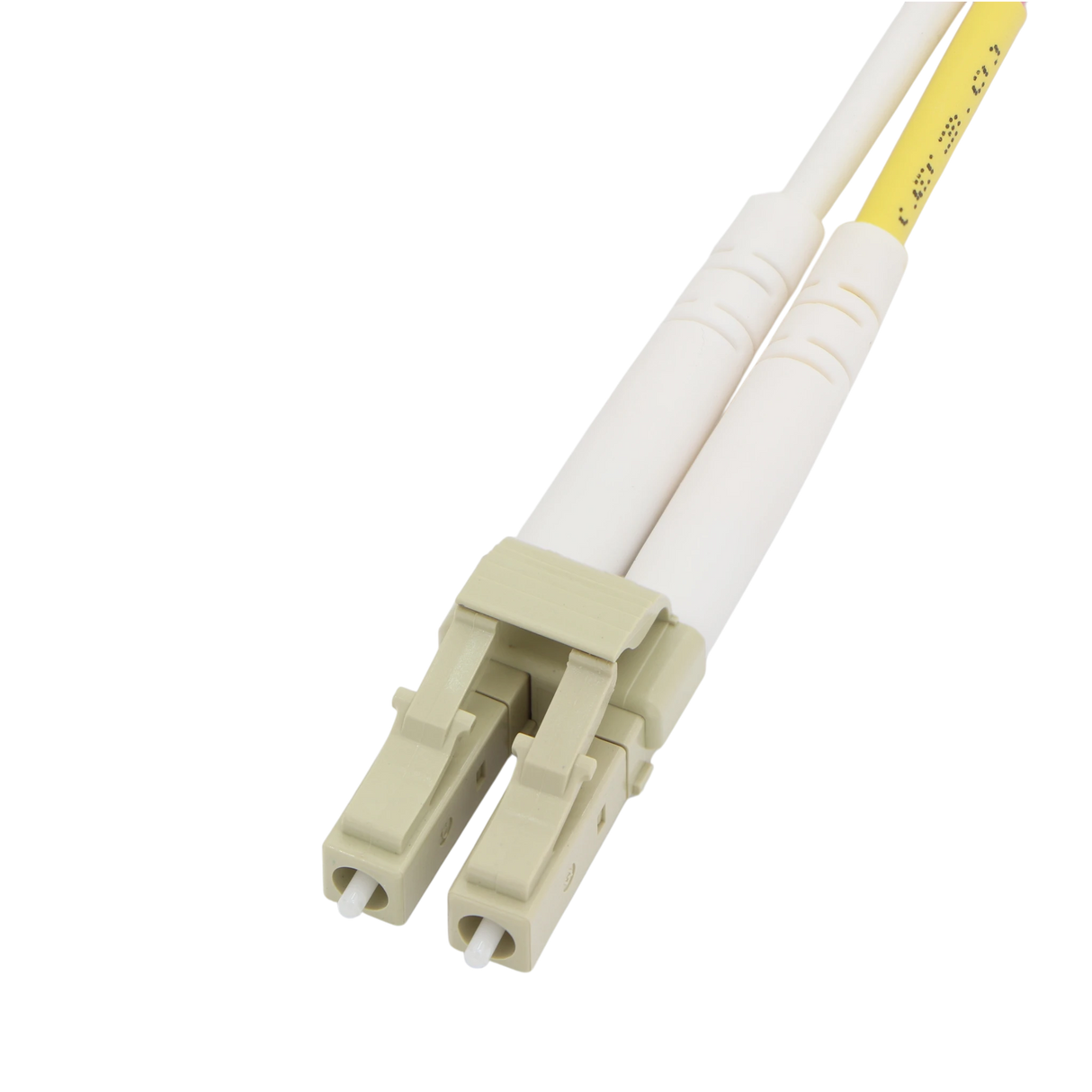 Fiber Optic Patch Cable, LC-UPC to LC-UPC, Duplex, OM2 Multimode, OFNR LSZH, Orange