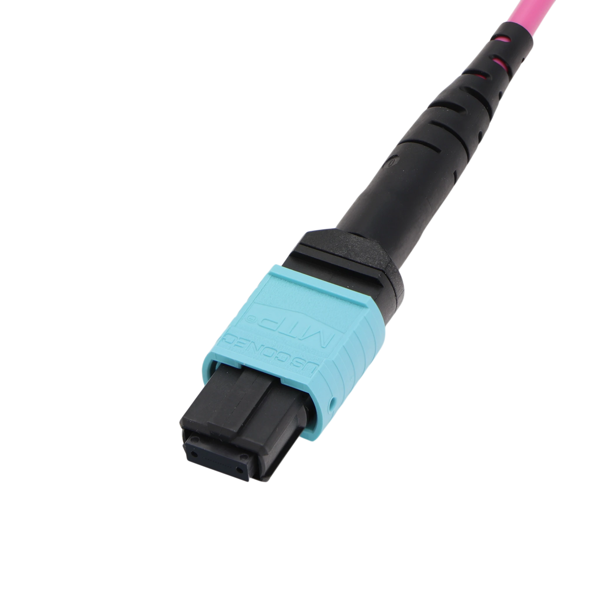 Fiber Optic Patch Cable, MTP Female UPC to MTP Female UPC, Type A, 12f, OM4, Plenum