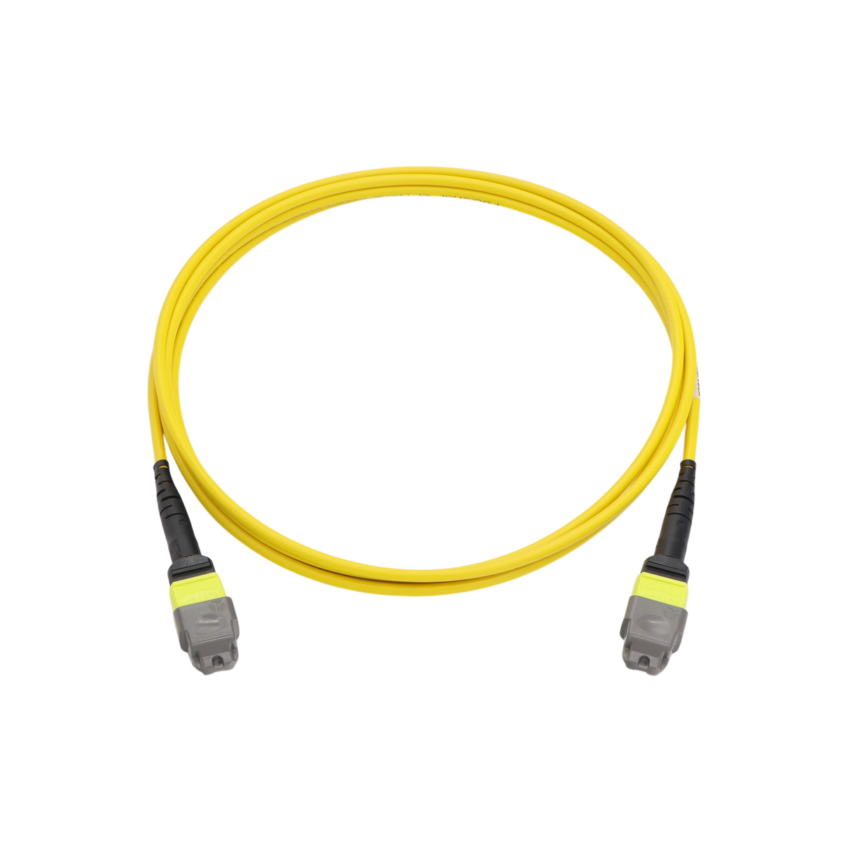 Fiber Optic Patch Cable, MTP Female APC to MTP Female APC, Type B, 12f, OS2, Plenum