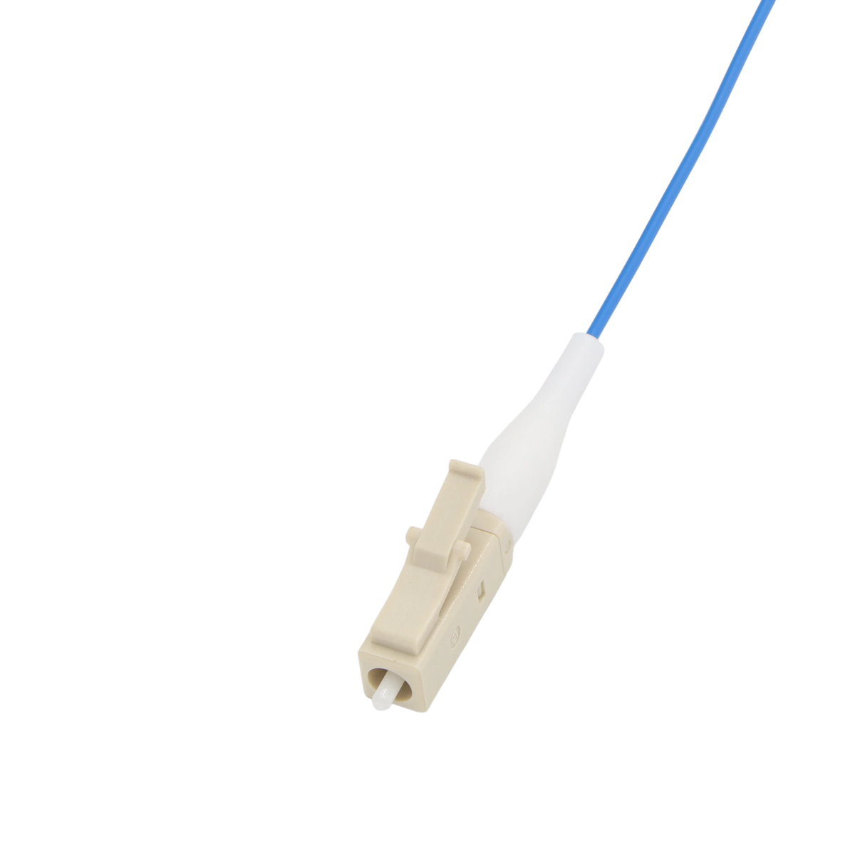 Fiber Optic Pigtail, 12 Strand, unjacketed color-coded, 900um, LC UPC, Multimode OM1