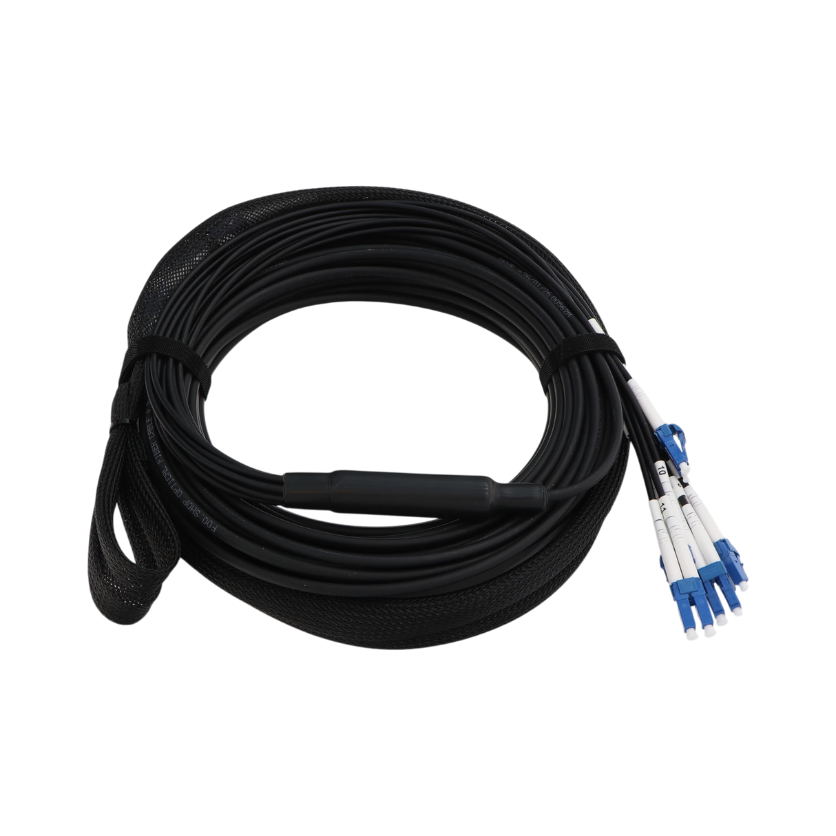 Pre-Terminated Fiber Optic Cable, LC UPC 6 Duplex to LC UPC 6 Duplex