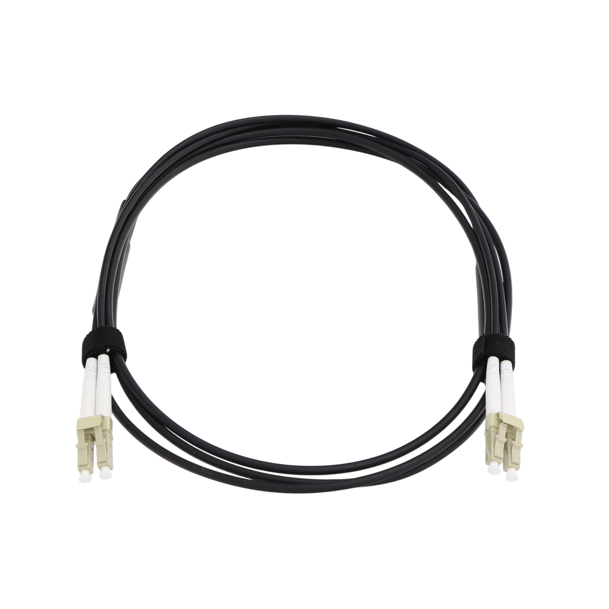 Armored Fiber Optic Patch Cable, LC UPC Duplex to LC UPC Duplex