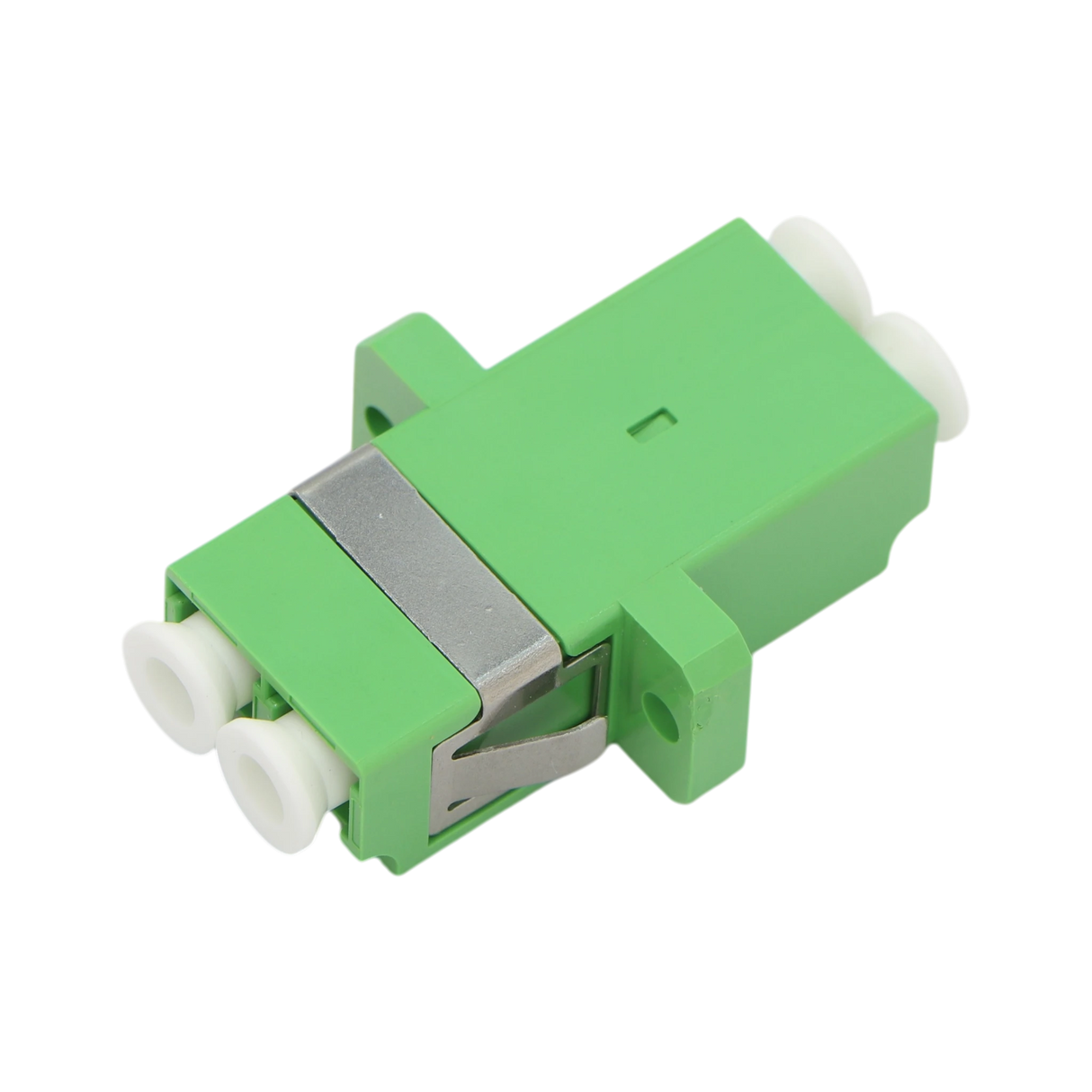 LC-APC Duplex Coupler with Flange, Single-mode OS2 (10 pack)