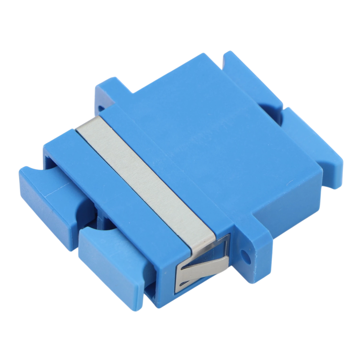 SC-UPC Duplex Coupler with Flange, Single-mode OS2 (10 pack)