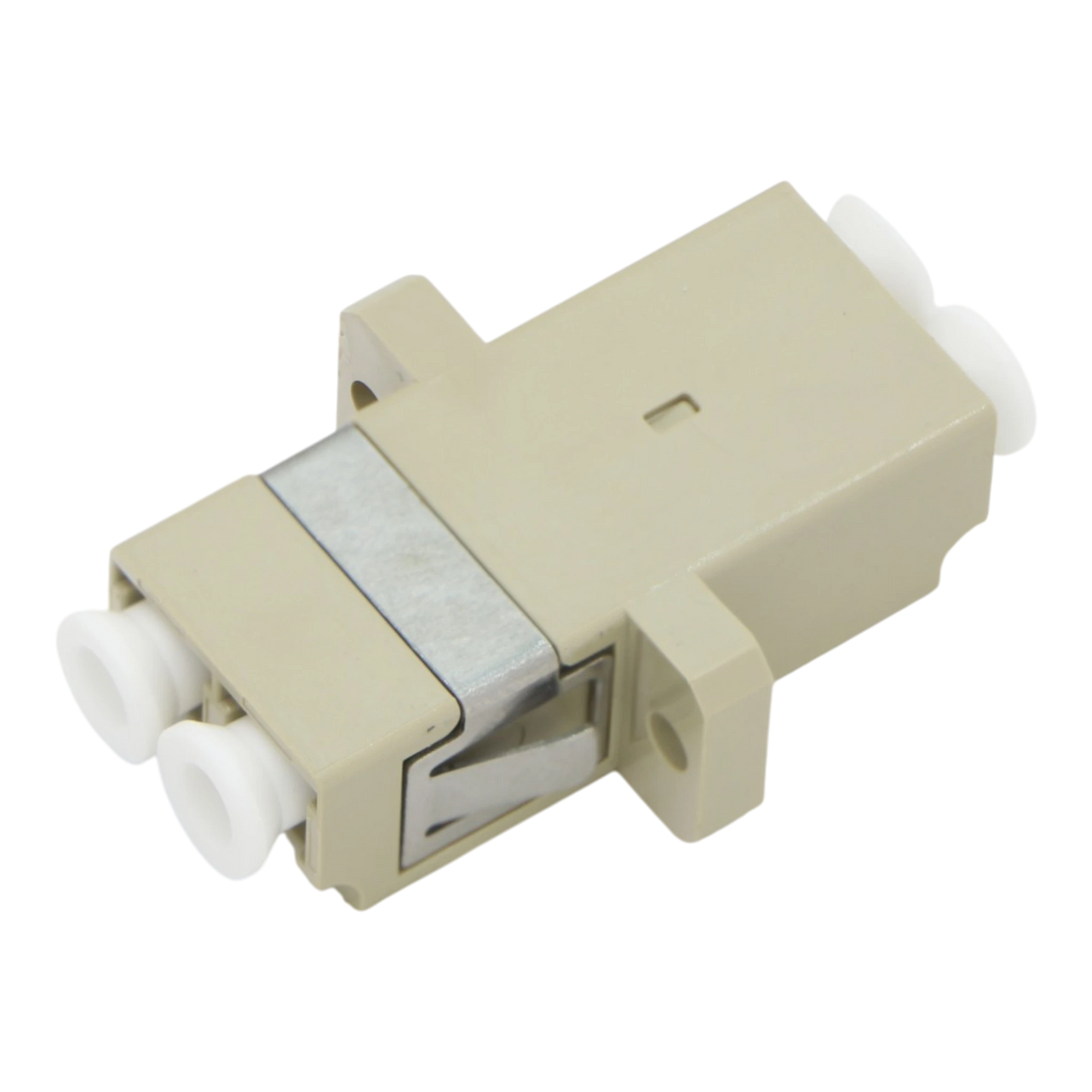 LC-UPC Duplex Coupler with Flange, Multimode OM1/OM2 (10 pack)