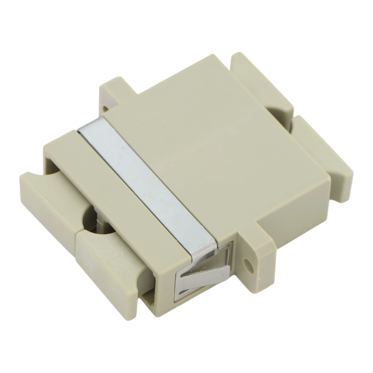 SC-UPC Duplex Coupler with Flange, Multimode OM1/OM2 (10 pack)