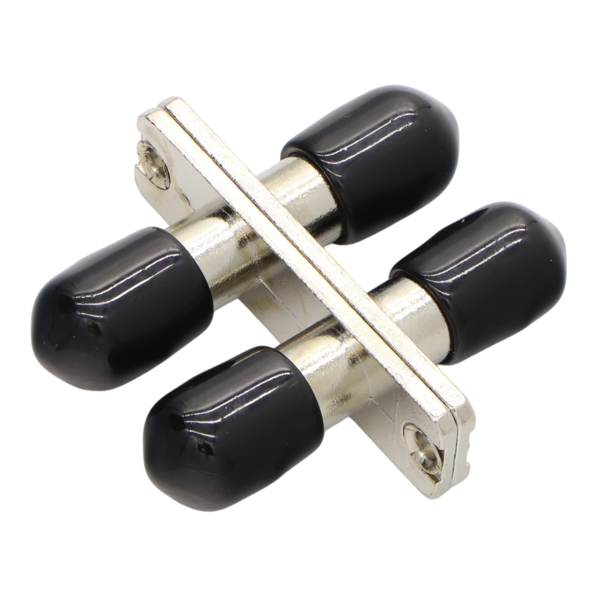 ST-UPC Duplex Coupler with Flange, Multimode OM3 (10 pack)