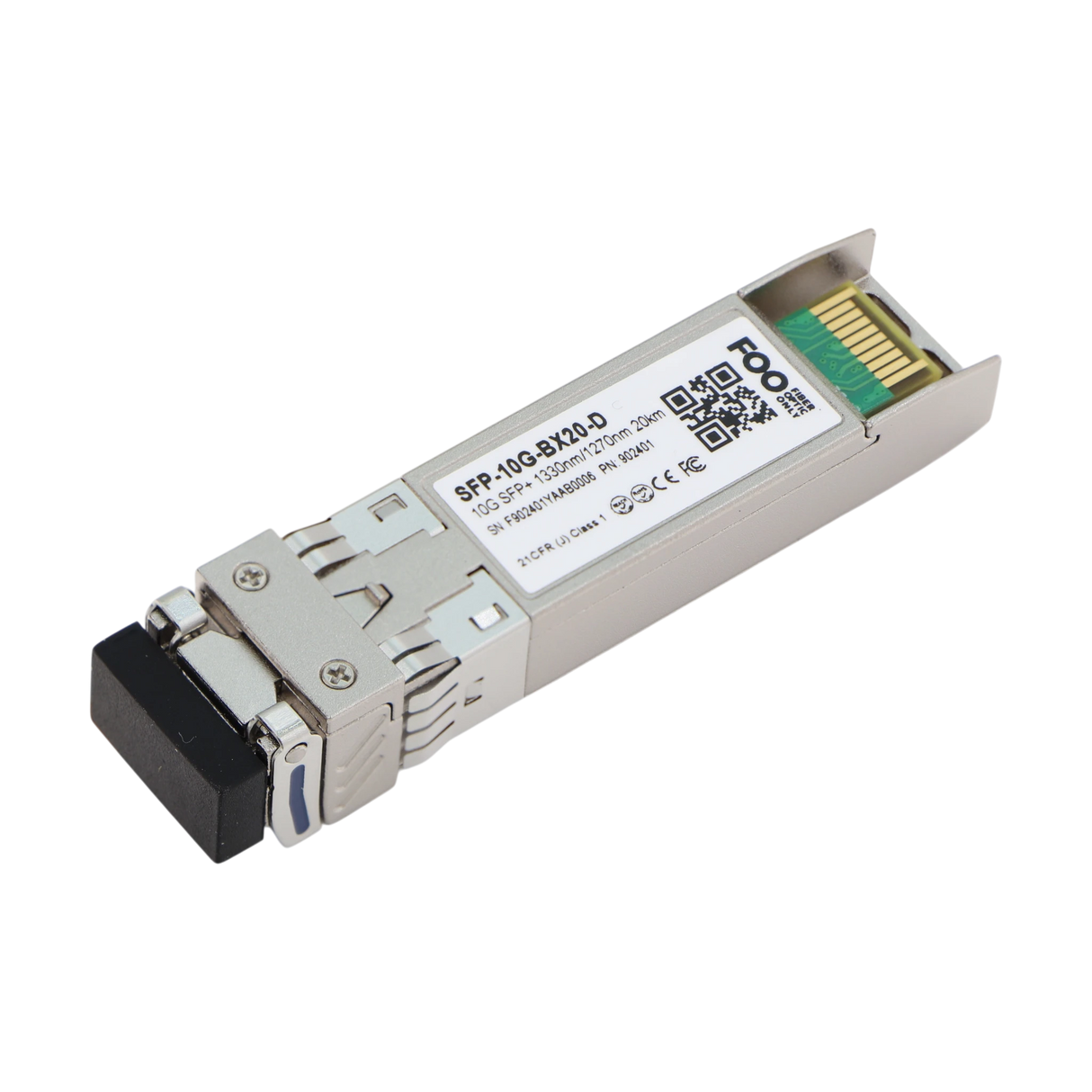 Optical Transceiver Module, SFP-10G-BX20-D, 10G SFP+ 1330nm/1270nm