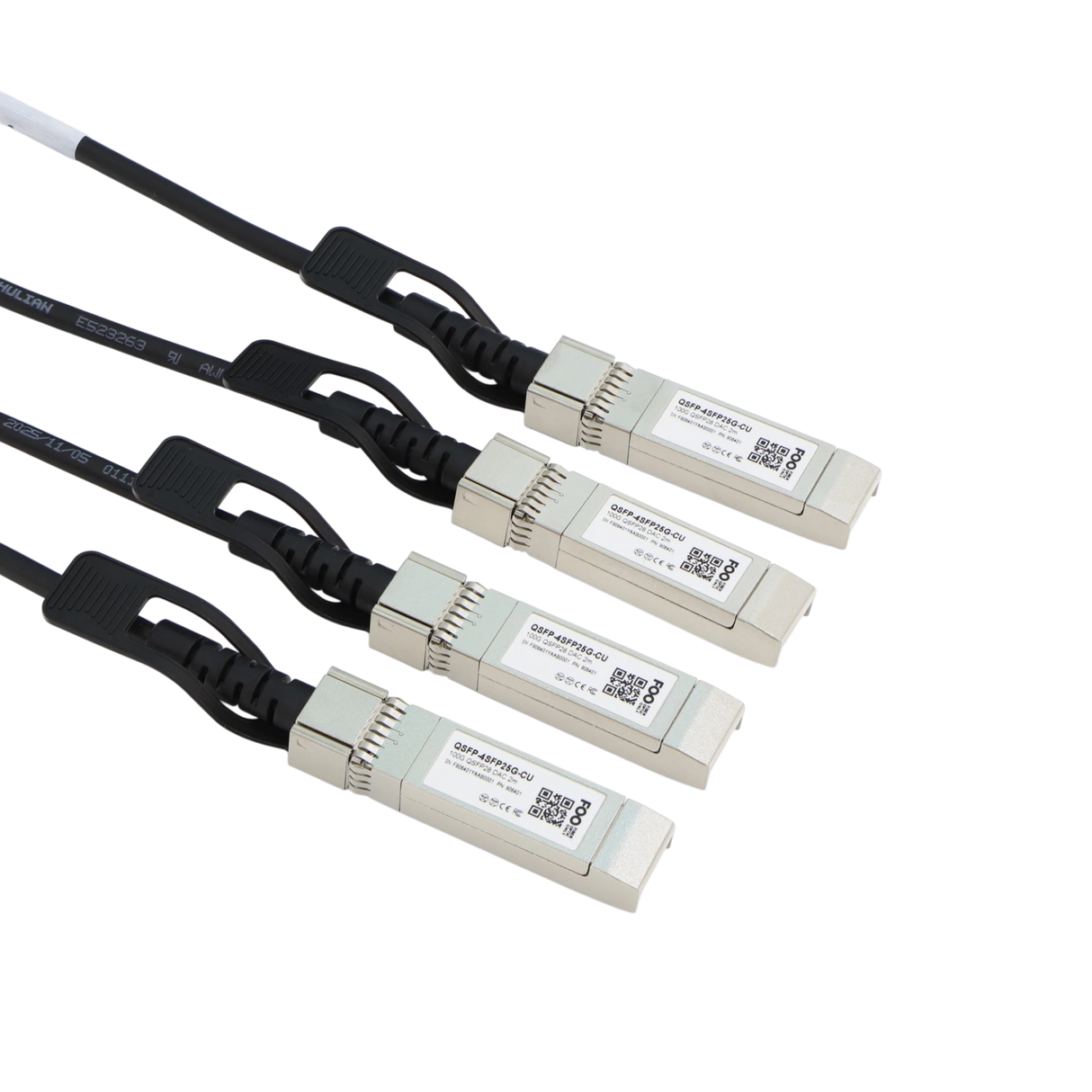 Direct Attach Copper Cable, QSFP-4SFP25G-CU, 100G QSFP28 DAC