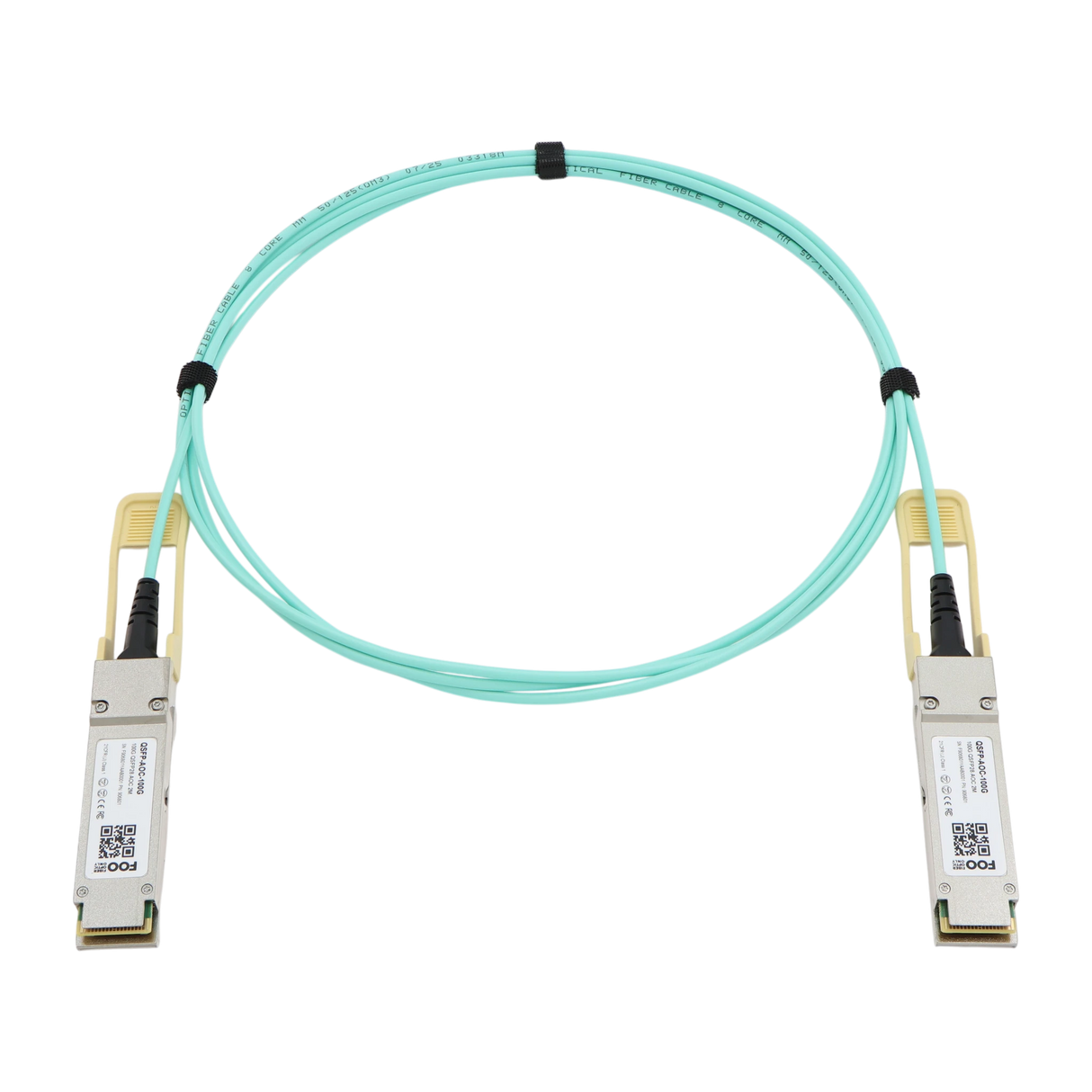Active Optical Cable, QSFP-AOC-100G, 100G QSFP28 AOC