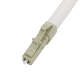 Fiber Optic Patch Cable, LC-UPC to LC-UPC, Simplex, OM1 Multimode, OFNR LSZH, Orange
