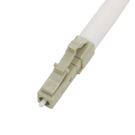 Fiber Optic Patch Cable, LC-UPC to LC-UPC, Simplex, OM1 Multimode, OFNR LSZH, Orange