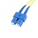 Fiber Optic Patch Cable, SC-UPC to SC-APC, Duplex, OS2 Singlemode, OFNR LSZH, Yellow
