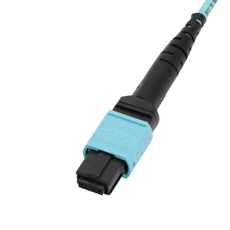 Fiber Optic Patch Cable, MTP Female UPC to MTP Female UPC, Type B, 12f, OM3, Plenum