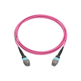 Fiber Optic Patch Cable, MTP Female UPC to MTP Female UPC, Type A, 12f, OM4, Plenum