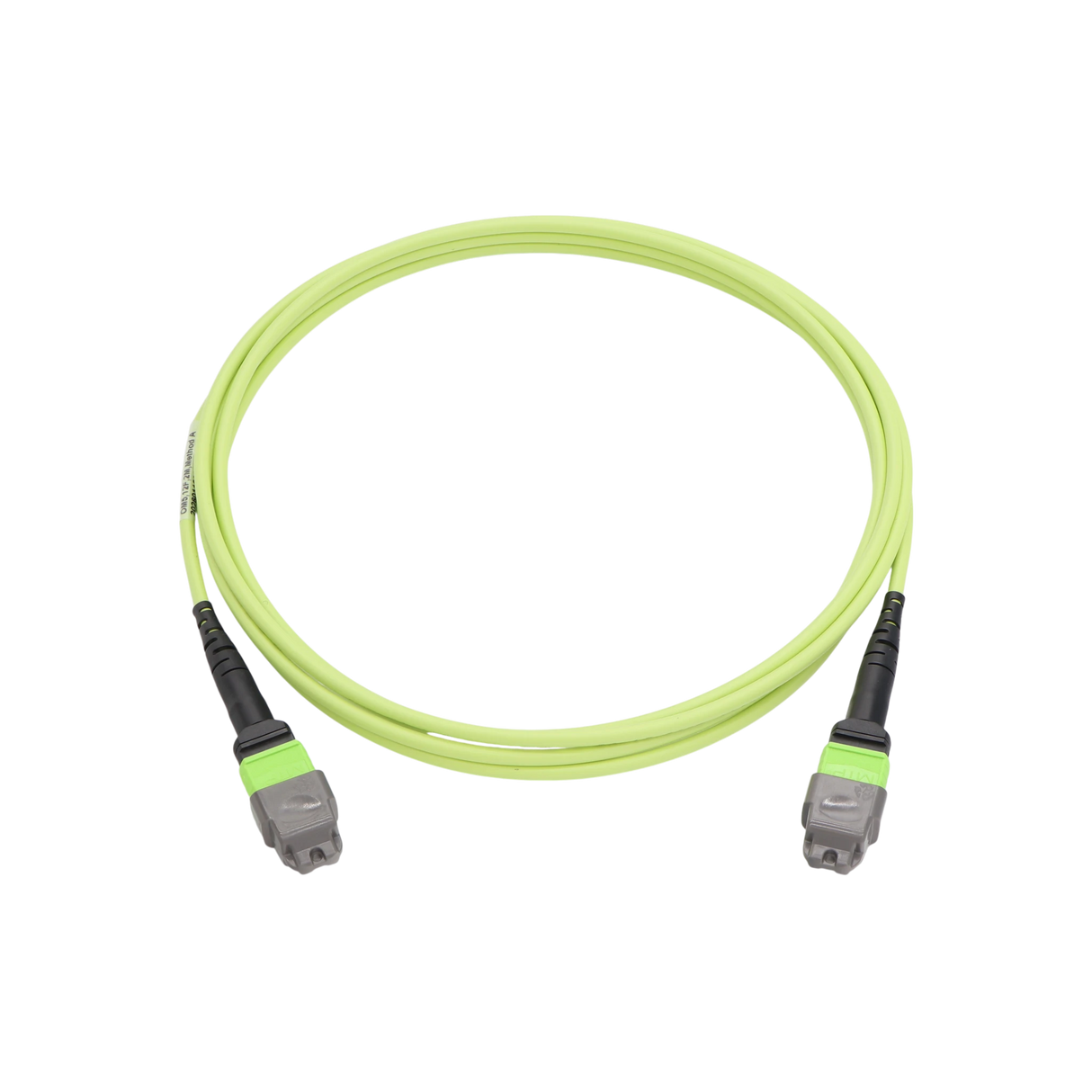 Fiber Optic Patch Cable, MTP Female UPC to MTP Female UPC, Type B, 12f, OM5, Plenum