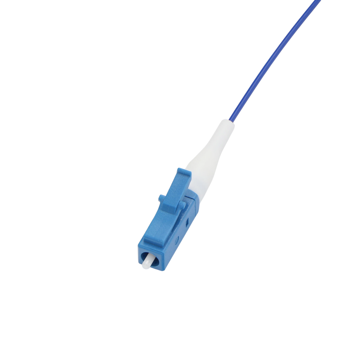 Fiber Optic Pigtail, 12 Strand, unjacketed color-coded, 900um, LC UPC, OS2