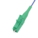 Fiber Optic Pigtail, 12 Strand, unjacketed color-coded, 900um, LC APC, OS2