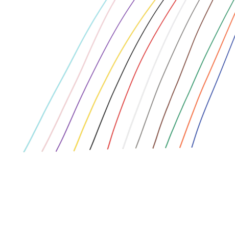 Fiber Optic Pigtail, 12 Strand, unjacketed color-coded, 900um, SC UPC, Multimode OM1