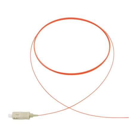 Fiber Optic Pigtail, 900um, SC UPC, Multimode OM1