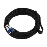 Pre-Terminated Fiber Optic Cable, LC UPC 2 Duplex to LC UPC 2 Duplex