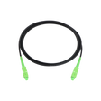 Armored Fiber Optic Patch Cable, SC APC Simplex to SC APC Simplex