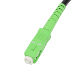 Armored Fiber Optic Patch Cable, SC APC Simplex to SC APC Simplex