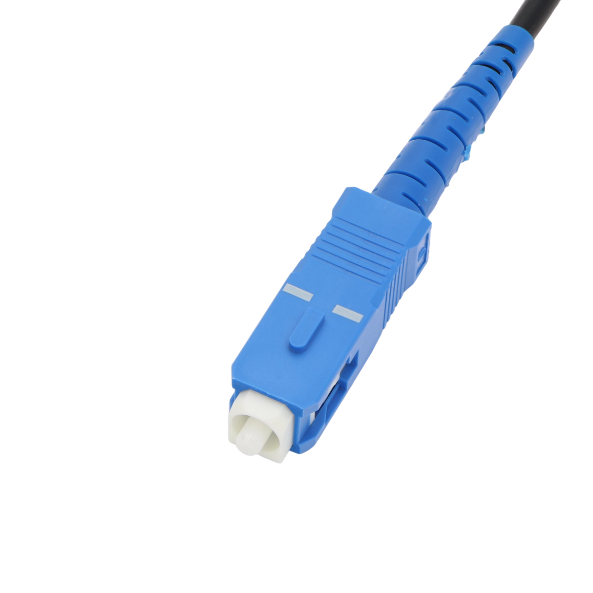 Armored Fiber Optic Patch Cable, SC UPC Simplex to SC UPC Simplex
