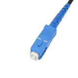 Armored Fiber Optic Patch Cable, SC UPC Simplex to SC UPC Simplex