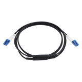 Armored Fiber Optic Patch Cable, LC UPC Duplex to LC UPC Duplex