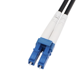 Armored Fiber Optic Patch Cable, LC UPC Duplex to LC UPC Duplex