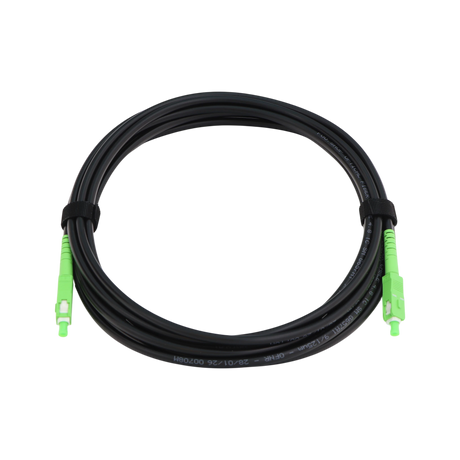 FTTx Fiber Optic Patch Cable, SC APC Simplex to SC APC Simplex