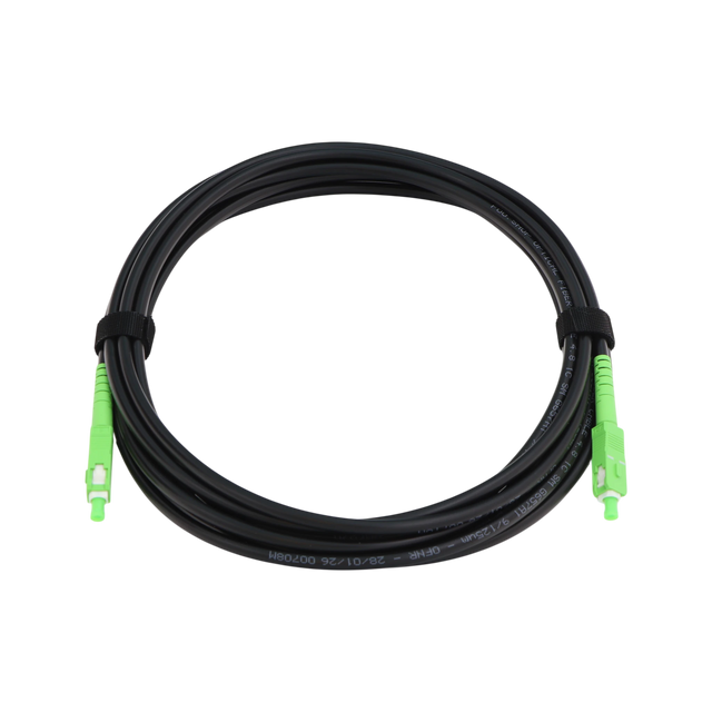 FTTx Fiber Optic Patch Cable, SC APC Simplex to SC APC Simplex
