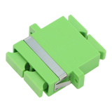 SC-APC Duplex Coupler with Flange, Single-mode OS2 (10 pack)