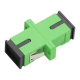 SC-APC Simplex Coupler with Flange, Single-mode OS2 (10 pack)