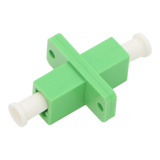 LC-APC Simplex Coupler with Flange, Single-mode OS2 (10 pack)