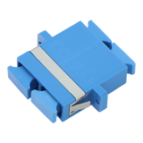 SC-UPC Duplex Coupler with Flange, Single-mode OS2 (10 pack)