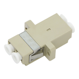 LC-UPC Duplex Coupler with Flange, Multimode OM1/OM2 (10 pack)