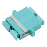 SC-UPC Duplex Coupler with Flange, Multimode OM3 (10 pack)