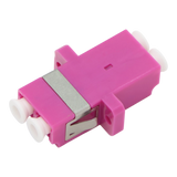 LC-UPC Duplex Coupler with Flange, Multimode OM4 (10 pack)