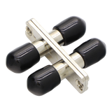 ST-UPC Duplex Coupler with Flange, Multimode OM4 (10 pack)