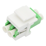 LC-APC Duplex Keystone, Single-mode OS2