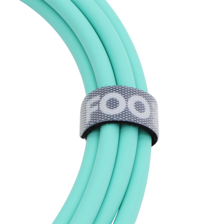 Hook and Loop Cable Tie, Double Sided Reusable Cable Ties, 8/pack, 14mm x 120mm, black, FOO Branded