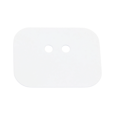 Blank Write-On ID Tags, White