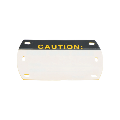 Self-Laminating Fiber Optic Cable ID Tags, Indoor/Outdoor, Yellow