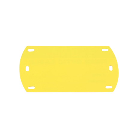 Self-Laminating Fiber Optic Cable ID Tags, Indoor/Outdoor, Yellow