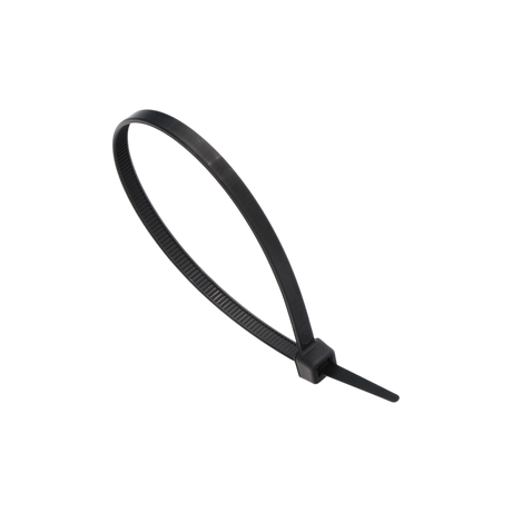 Cable Ties, 8", 50lbs, Black, UV Resistant, Nylon