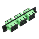 12F, SC-APC Duplex (6) LGX Compatible Adapter Panel, Single-mode OS2