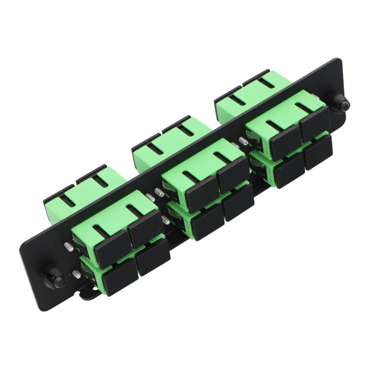 12F, SC-APC Duplex (6) LGX Compatible Adapter Panel, Single-mode OS2