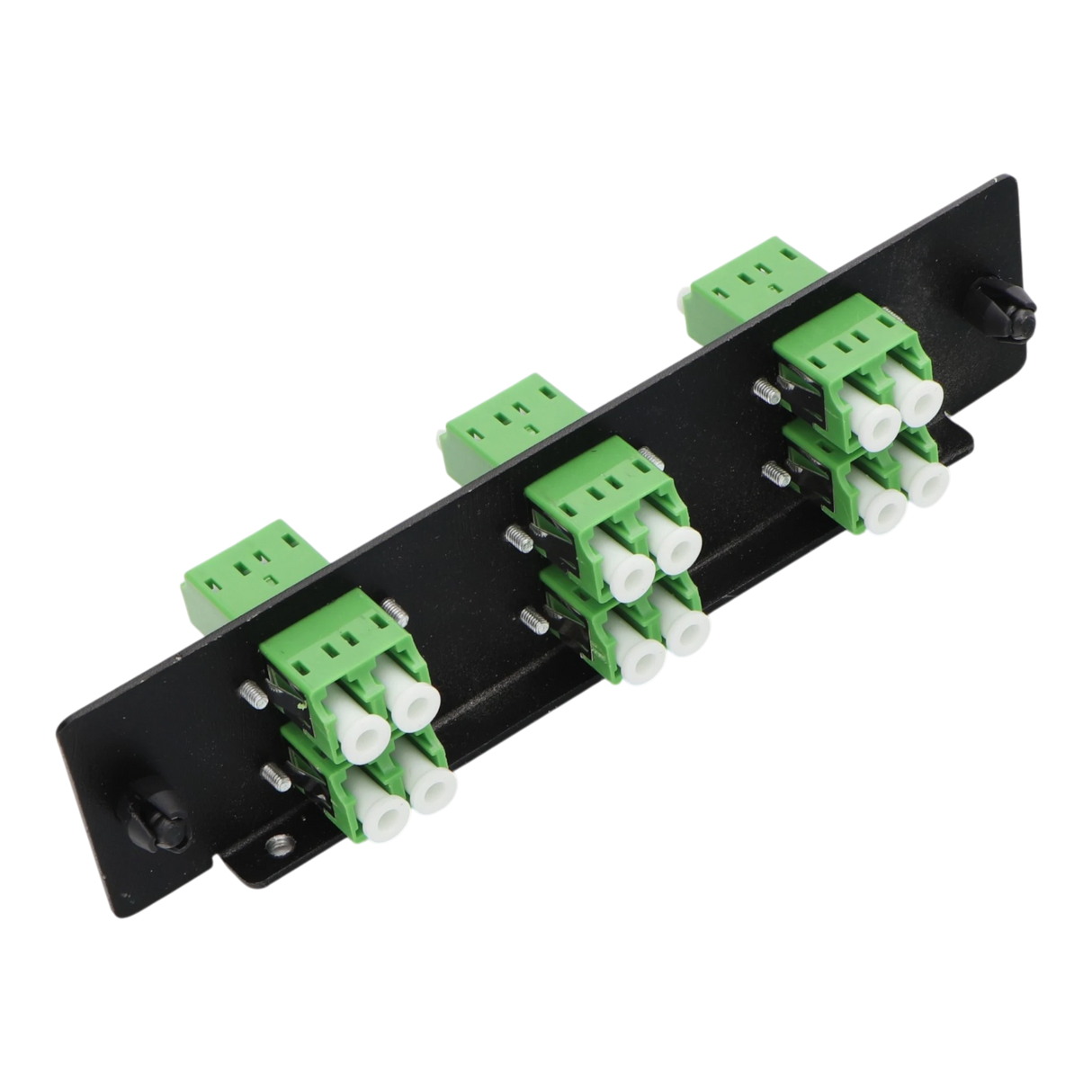 12F, LC-APC Duplex (6) LGX Compatible Adapter Panel, Single-mode OS2